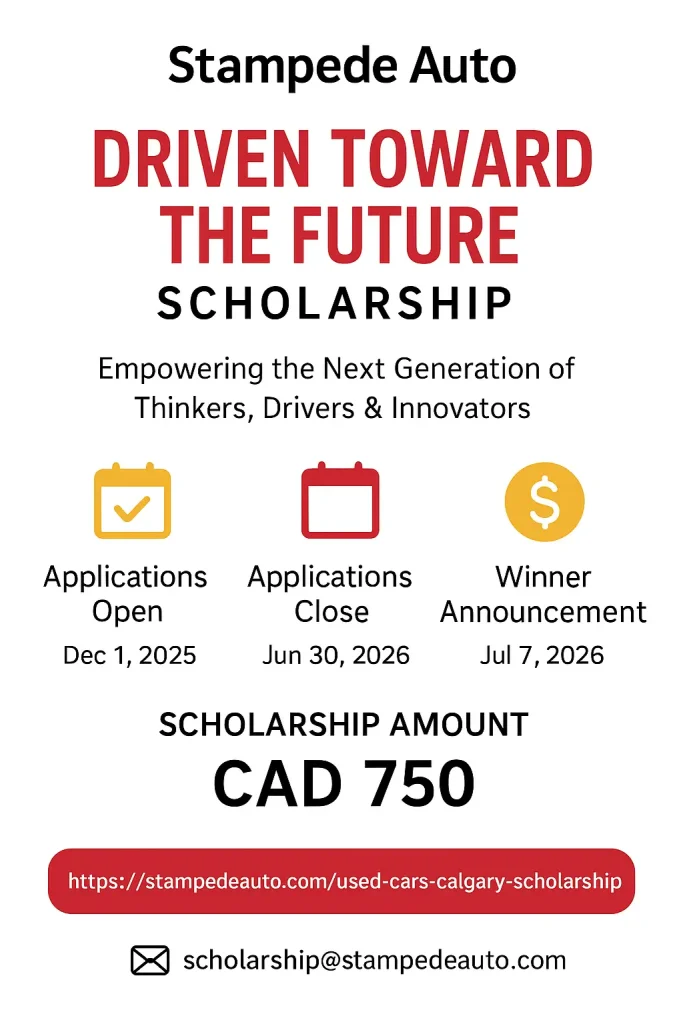 Used Car Calgary Scholarship