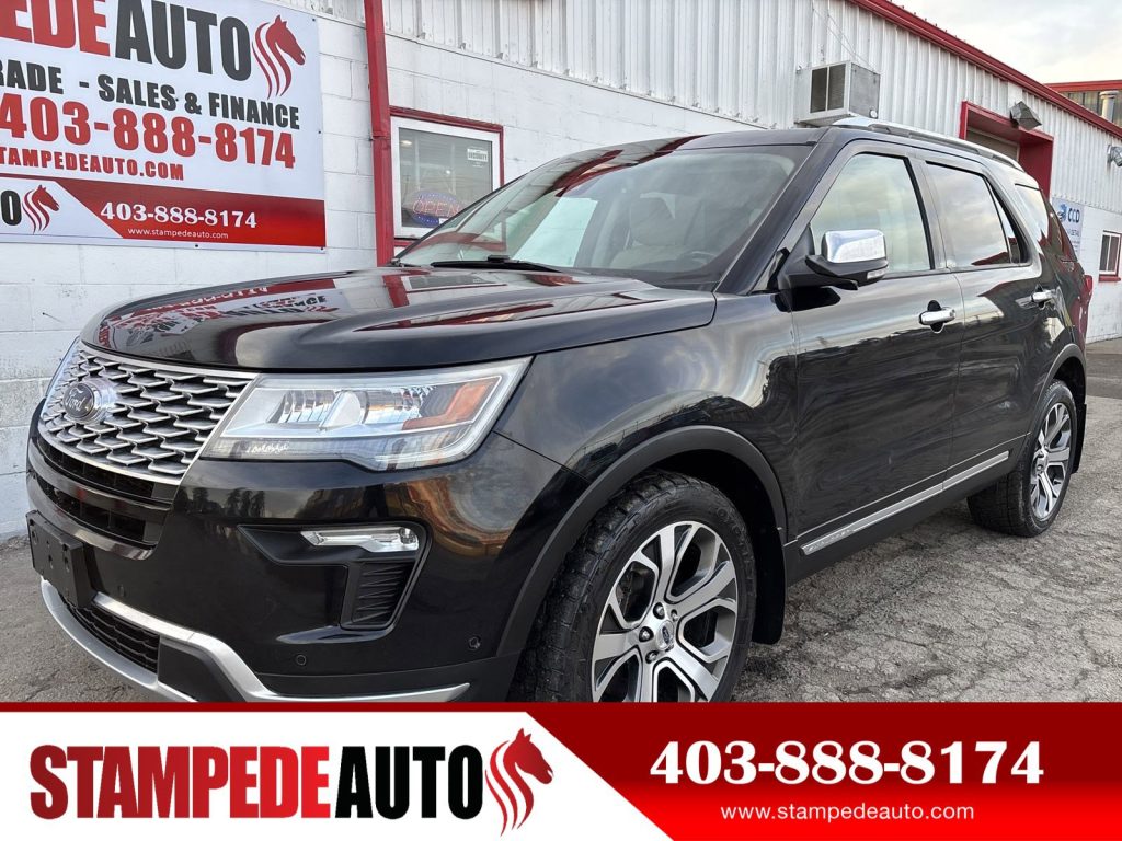 2018 Ford Explorer Platinum | 4WD | 6 PASSENGER | 3.5L ECOBOOST | HEATED AND COOLED SEATS | Stampede Auto
